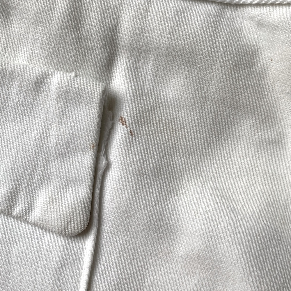1940s white high waisted shorts - Picture 5 of 7
